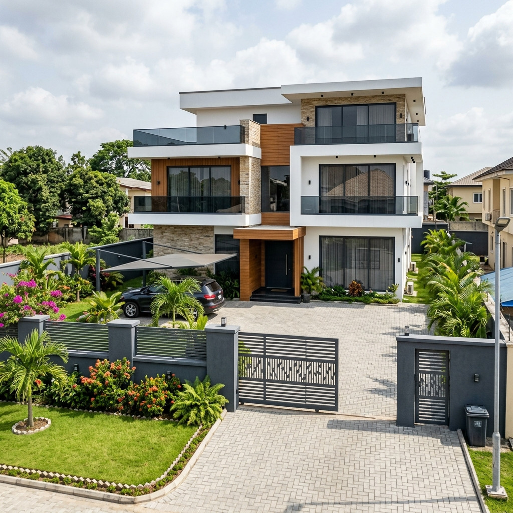 Modern 4-Bedroom Duplex