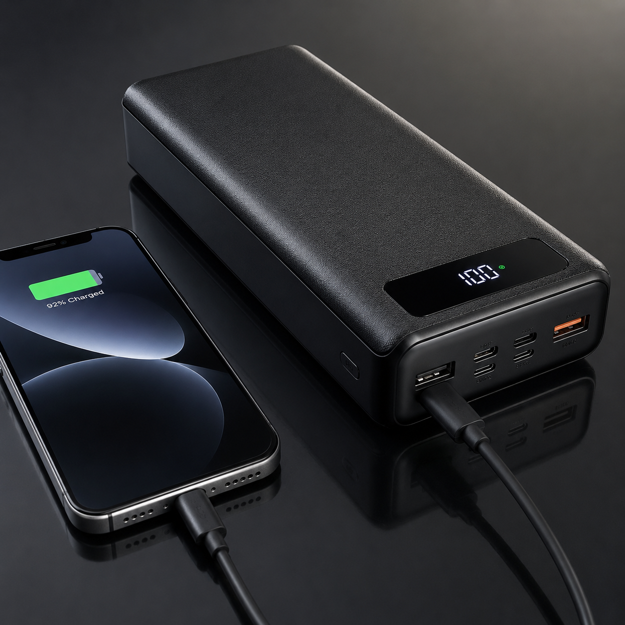 30,000mAh Fast-Charge Power Bank