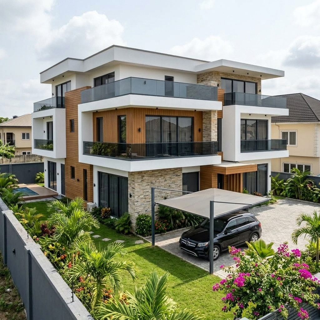 Modern 4-Bedroom Duplex